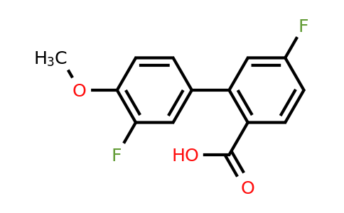 1178297-92-1 | 4-Fluoro-2-(3-fluoro-4-methoxyphenyl)benzoic acid