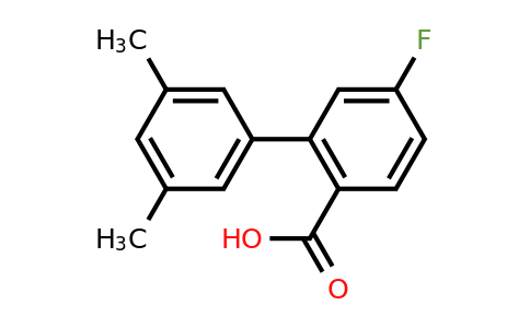 1178346-11-6 | 2-(3,5-Dimethylphenyl)-4-fluorobenzoic acid