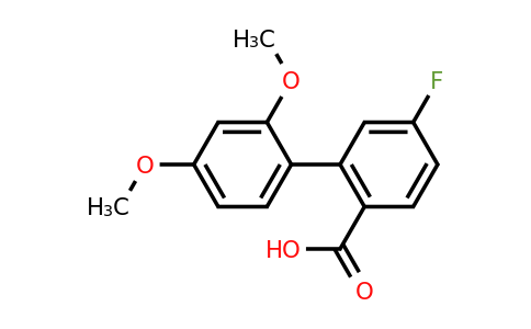 1178399-77-3 | 2-(2,4-Dimethoxyphenyl)-4-fluorobenzoic acid