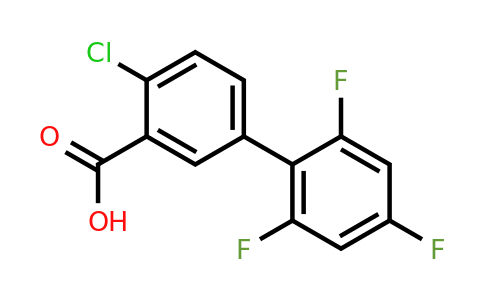 1178828-61-9 | 2-Chloro-5-(2,4,6-trifluorophenyl)benzoic acid