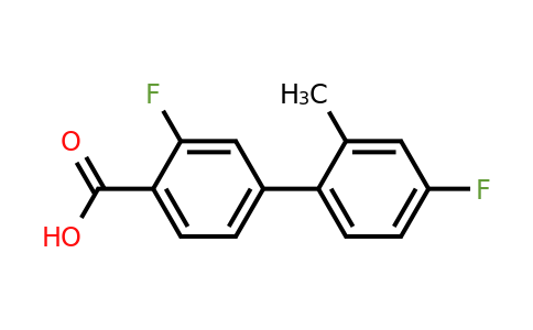 1178942-44-3 | 2-Fluoro-4-(4-fluoro-2-methylphenyl)benzoic acid