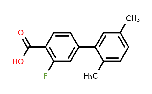 1179180-26-7 | 4-(2,5-Dimethylphenyl)-2-fluorobenzoic acid