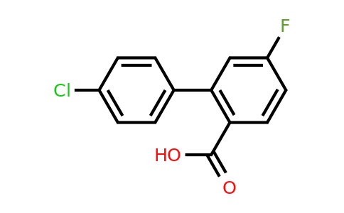 1179253-24-7 | 2-(4-Chlorophenyl)-4-fluorobenzoic acid