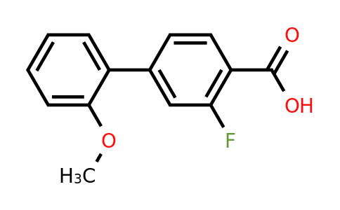 1179609-46-1 | 2-Fluoro-4-(2-methoxyphenyl)benzoic acid