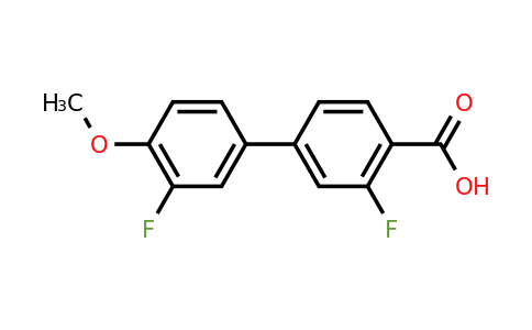 1179613-45-6 | 2-Fluoro-4-(3-fluoro-4-methoxyphenyl)benzoic acid