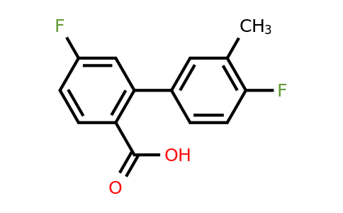 1179643-93-6 | 4-Fluoro-2-(4-fluoro-3-methylphenyl)benzoic acid