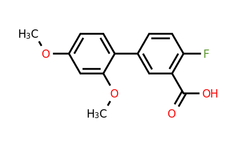 1179664-08-4 | 5-(2,4-Dimethoxyphenyl)-2-fluorobenzoic acid