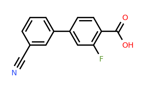 1179704-39-2 | 4-(3-Cyanophenyl)-2-fluorobenzoic acid