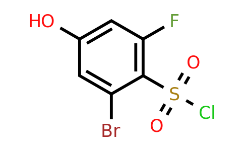 1179808-97-9 | 2-Bromo-6-fluoro-4-hydroxybenzenesulfonyl chloride