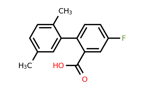 1179849-45-6 | 2-(2,5-Dimethylphenyl)-5-fluorobenzoic acid