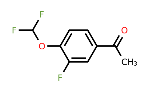 1180015-83-1 | 4'-Difluoromethoxy-3'-fluoroacetophenone
