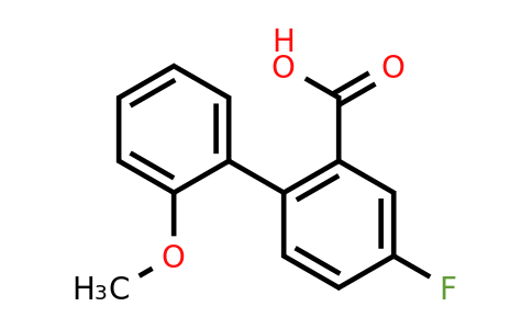 1181566-87-9 | 5-Fluoro-2-(2-methoxyphenyl)benzoic acid