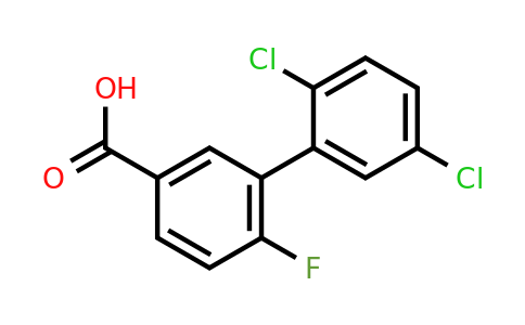 1181627-08-6 | 3-(2,5-Dichlorophenyl)-4-fluorobenzoic acid