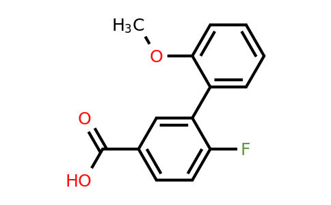 1181639-56-4 | 4-Fluoro-3-(2-methoxyphenyl)benzoic acid
