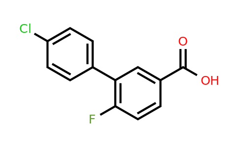 1181639-60-0 | 4'-Chloro-6-fluoro-[1,1'-biphenyl]-3-carboxylic acid