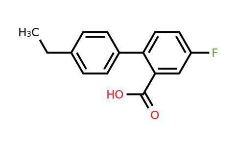 1182425-77-9 | 2-(4-Ethylphenyl)-5-fluorobenzoic acid