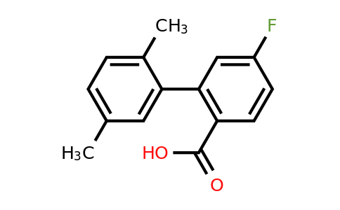 1182942-56-8 | 2-(2,5-Dimethylphenyl)-4-fluorobenzoic acid