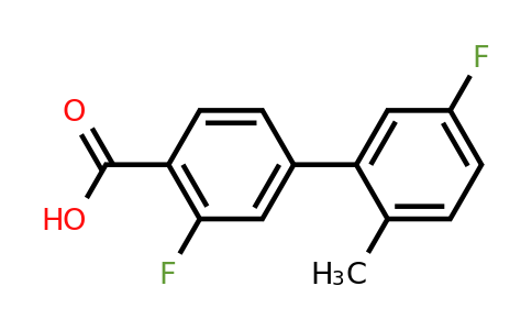 1182977-19-0 | 2-Fluoro-4-(5-fluoro-2-methylphenyl)benzoic acid