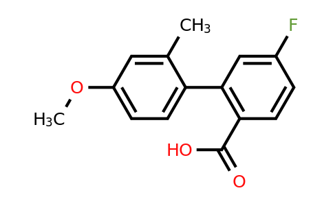 1183066-20-7 | 4-Fluoro-2-(4-methoxy-2-methylphenyl)benzoic acid