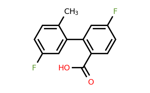 1183105-92-1 | 4-Fluoro-2-(5-fluoro-2-methylphenyl)benzoic acid