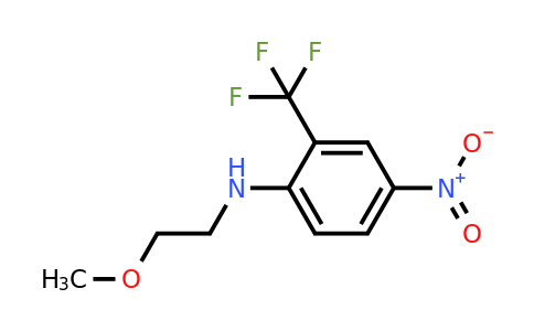 1183236-47-6 | N-(2-Methoxyethyl)-4-nitro-2-(trifluoromethyl)aniline
