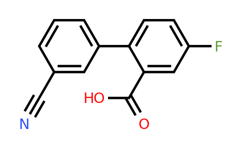 1183275-64-0 | 2-(3-Cyanophenyl)-5-fluorobenzoic acid