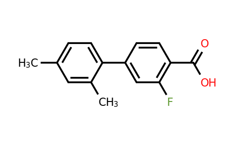 1183287-38-8 | 4-(2,4-Dimethylphenyl)-2-fluorobenzoic acid