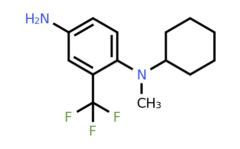 1183349-95-2 | N1-Cyclohexyl-N1-methyl-2-(trifluoromethyl)benzene-1,4-diamine