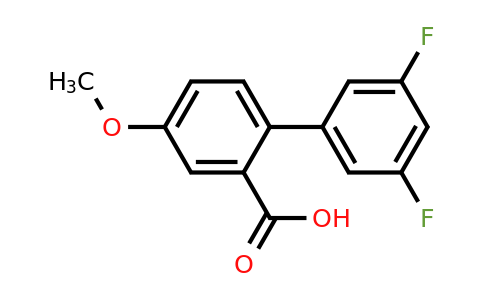 1183572-07-7 | 2-(3,5-Difluorophenyl)-5-methoxybenzoic acid