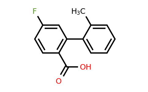 1183609-76-8 | 4-Fluoro-2-(2-methylphenyl)benzoic acid