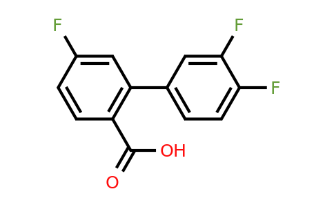 1183635-23-5 | 2-(3,4-Difluorophenyl)-4-fluorobenzoic acid
