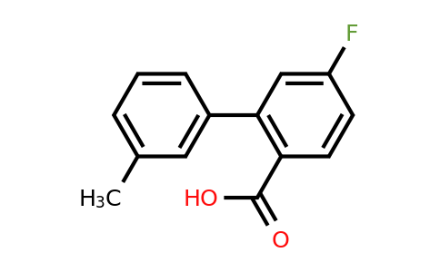 1183644-12-3 | 4-Fluoro-2-(3-methylphenyl)benzoic acid