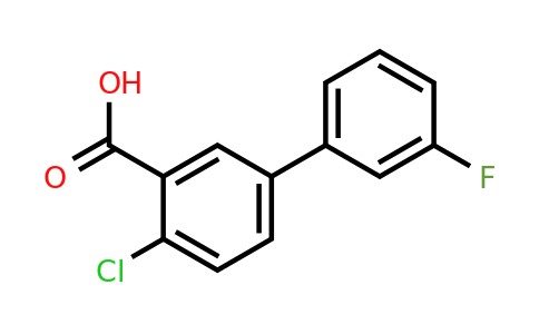 1183702-65-9 | 4-Chloro-3'-fluoro-[1,1'-biphenyl]-3-carboxylic acid