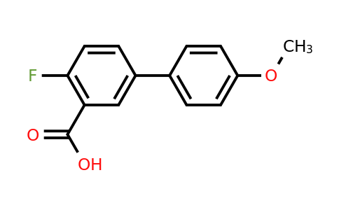 1183866-69-4 | 4-Fluoro-4'-methoxy-[1,1'-biphenyl]-3-carboxylic acid