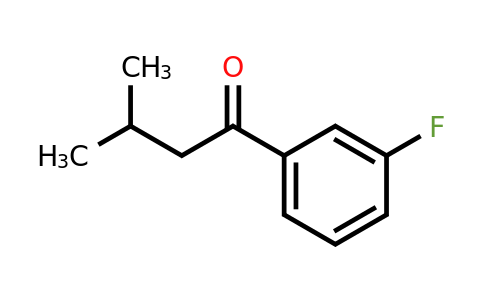 1183881-59-5 | 1-(3-Fluorophenyl)-3-methylbutan-1-one