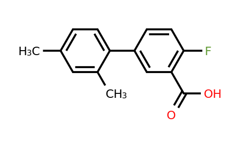 1183896-57-2 | 5-(2,4-Dimethylphenyl)-2-fluorobenzoic acid