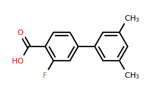 1183961-64-9 | 4-(3,5-Dimethylphenyl)-2-fluorobenzoic acid