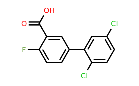 1184070-61-8 | 2',5'-Dichloro-4-fluoro-[1,1'-biphenyl]-3-carboxylic acid