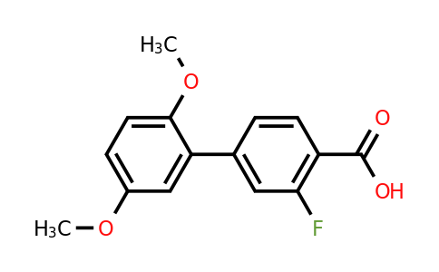 1184077-24-4 | 4-(2,5-Dimethoxyphenyl)-2-fluorobenzoic acid