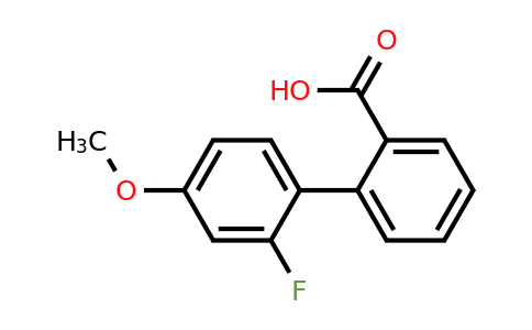 1184363-23-2 | 2-(2-Fluoro-4-methoxyphenyl)benzoic acid