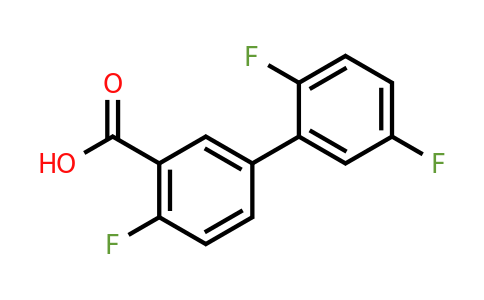 1184382-68-0 | 5-(2,5-Difluorophenyl)-2-fluorobenzoic acid