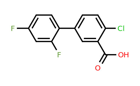 1184389-55-6 | 2-Chloro-5-(2,4-difluorophenyl)benzoic acid