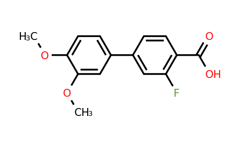 1184479-32-0 | 4-(3,4-Dimethoxyphenyl)-2-fluorobenzoic acid