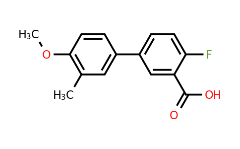 1184537-99-2 | 2-Fluoro-5-(4-methoxy-3-methylphenyl)benzoic acid
