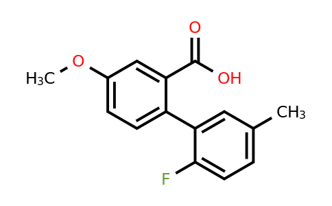 1184620-14-1 | 2-(2-Fluoro-5-methylphenyl)-5-methoxybenzoic acid