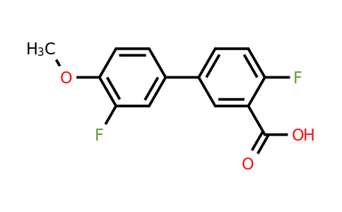 1184632-29-8 | 2-Fluoro-5-(3-fluoro-4-methoxyphenyl)benzoic acid