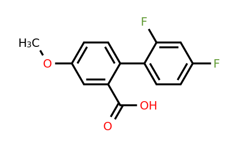 1184790-44-0 | 2-(2,4-Difluorophenyl)-5-methoxybenzoic acid