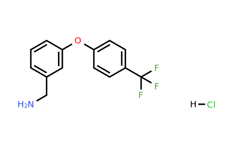 1185096-87-0 | (3-(4-(Trifluoromethyl)phenoxy)phenyl)methanamine hydrochloride