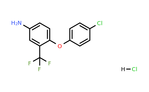1185143-03-6 | 4-(4-Chlorophenoxy)-3-(trifluoromethyl)aniline hydrochloride