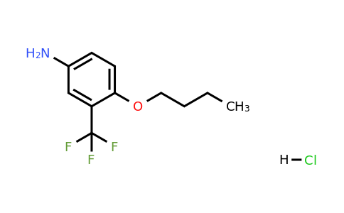 1185295-63-9 | 4-Butoxy-3-(trifluoromethyl)aniline hydrochloride